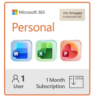 Microsoft 365 Personal 1-Month Subscription Deal