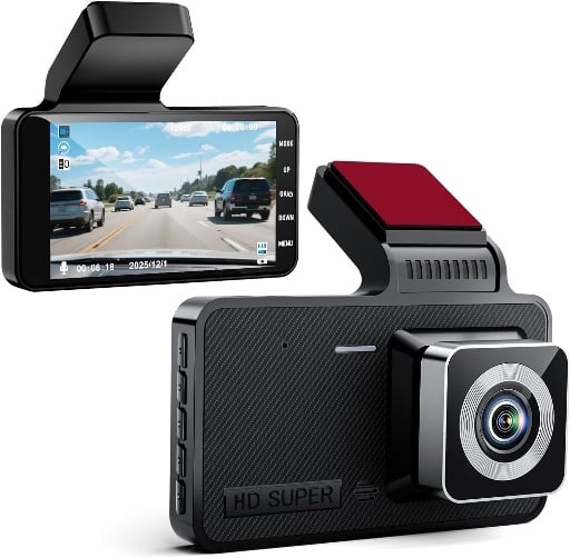 1080p HD Dash Cam with Super Night Vision Deal