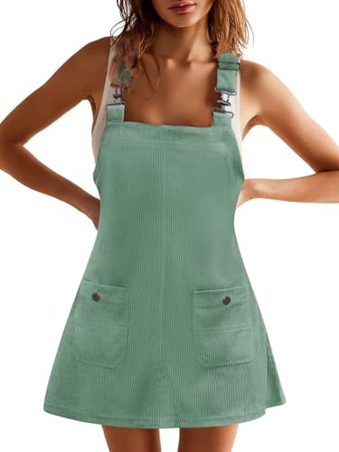 Corduroy Overall Dress