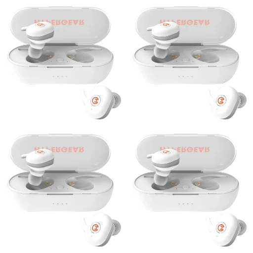 HyperGear True Wireless Earbuds 4-Pack (White)