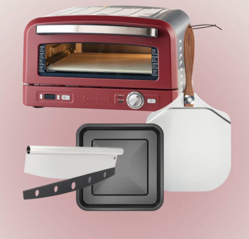 Cuisinart Pizza Oven with Peel & Cutter (Brick Red) Deal