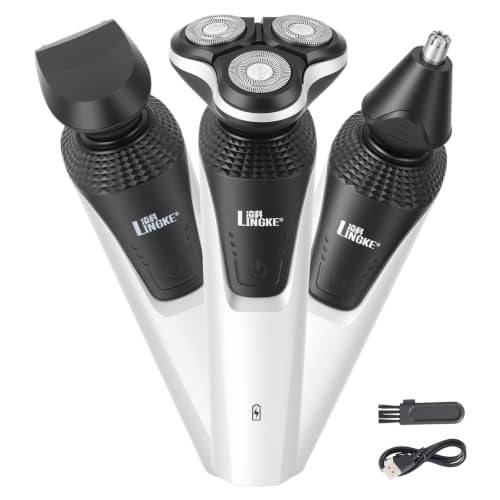 Electric Razor for Men 3-in-1 Rotary Shaver