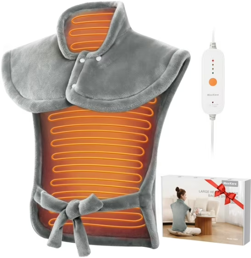 MaxKare Large Gray Heating Pad 24"x33"