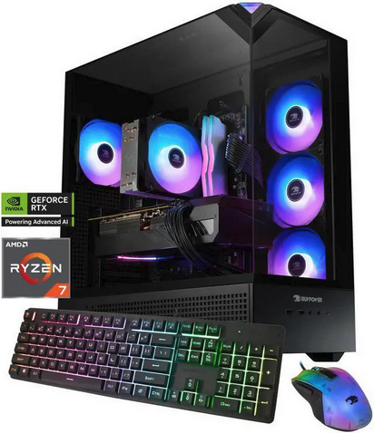 iBUYPOWER Element Gaming PC: Ryzen 7 8700F, RTX 5060, 32GB DDR5, 1TB SSD