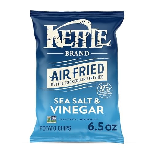 Kettle Brand Air Fried Sea Salt & Vinegar Kettle Chips 8-Pack Deal
