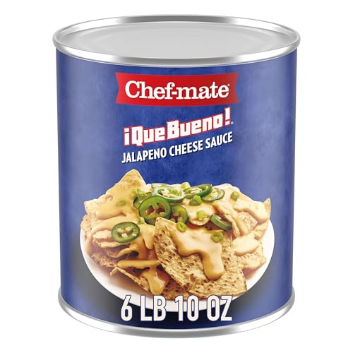 Chef-Mate Que Bueno Spicy Nacho Cheese Sauce Jalapeno Queso #10 Can Bulk