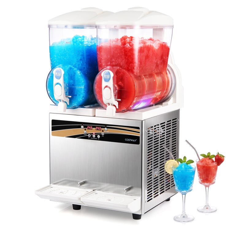 Costway 8 Gal Commercial Slushie Machine with LED Lights Deal