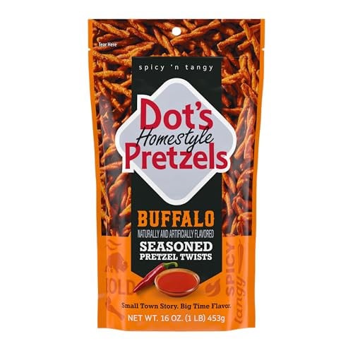 Dot's Homestyle Pretzels Buffalo Seasoned Pretzel Twist Snack 16oz Deal