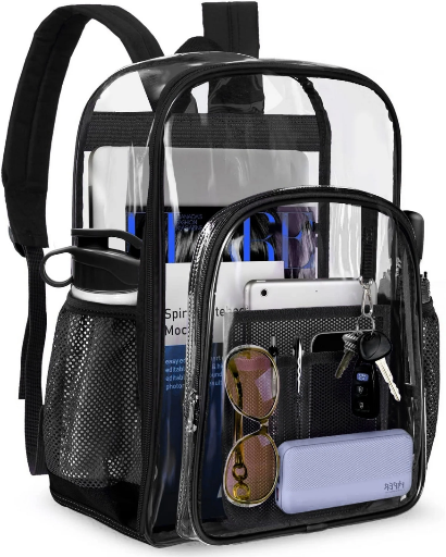 Clear Heavy Duty Waterproof Transparent Backpack