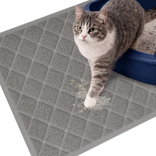 GORILLA GRIP Cushioned Coil Mesh Litter Trapping Cat Litter Box Mats Deal