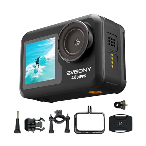 SVBONY ACT20 (2nd) 4K/60FPS Waterproof Underwater Camera 40FT Without Case
