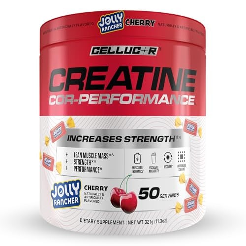Cellucor Creatine Powder Jolly Rancher Cherry 50 Servings Deal