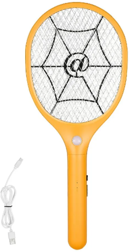 VEVOR USB-C Rechargeable Li-Ion Fly Swatter w/ 3-Layer Mesh