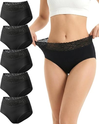Cevapro Seamless Lace Briefs - 5 Pack Deal