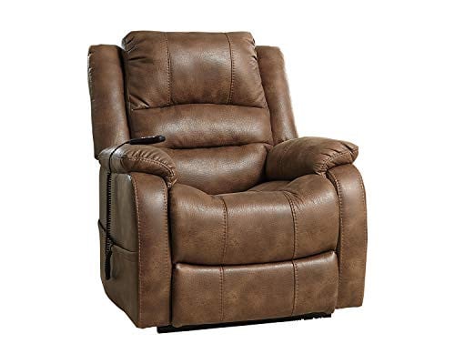Signature Design by Ashley Yandel Faux Leather Electric Power Lift Recliner