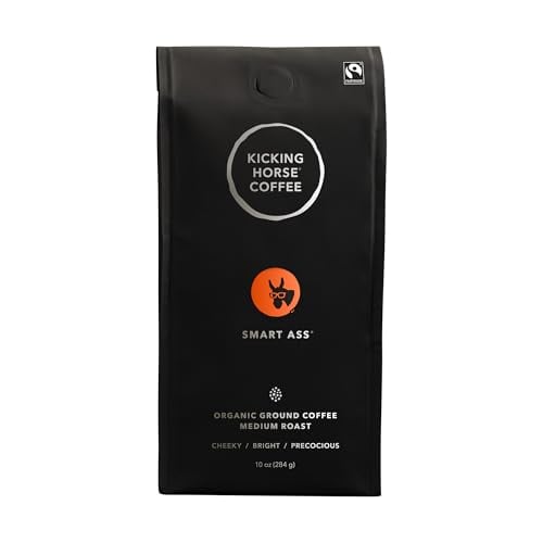 10-Oz Kicking Horse Organic Medium Roast Ground Coffee (Smart Ass)