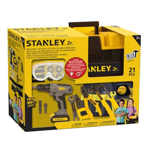 Stanley Jr. Kids Toolbox Set 21-Piece