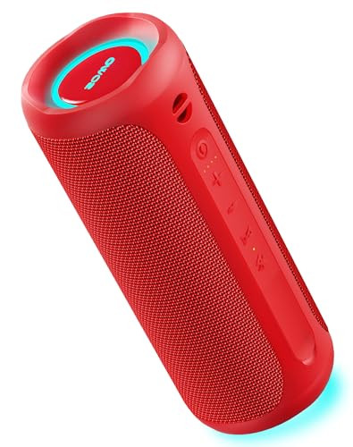 SOWO Portable Bluetooth Speaker 25W IPX7 (Red)