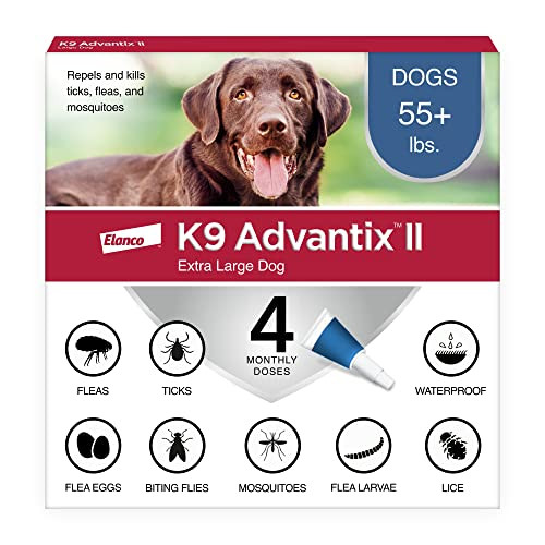 K9 Advantix II XL Dog Flea, Tick & Mosquito Treatment & Prevention 4-Pack