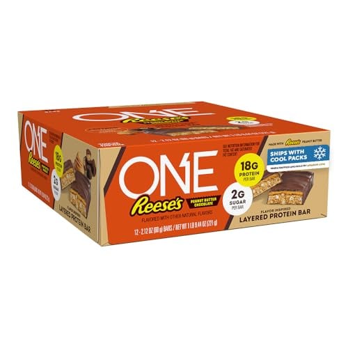 ONE Reese's Peanut Butter Chocolate Protein Bars 12-Pack 2.12-Oz Deal