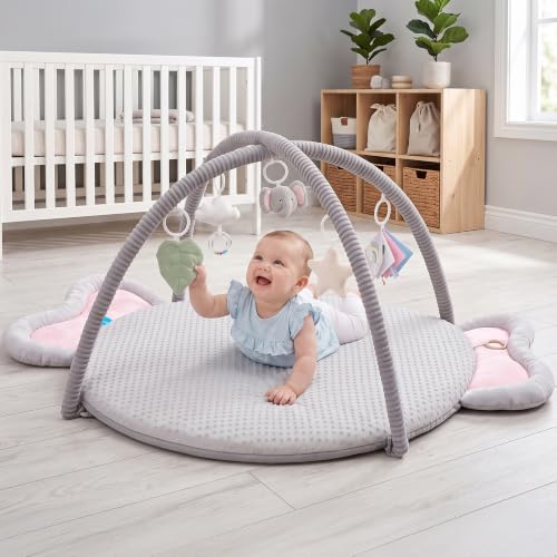 2PM SPORTS Tummy Time Mat Baby Play Gym with 5 Detachable Toys Deal