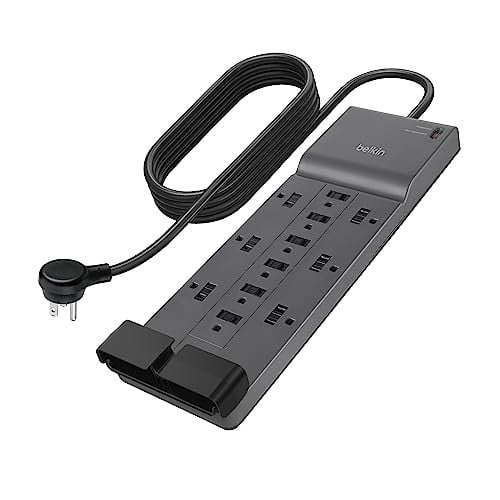 12-Outlet Belkin 3940 Joules Surge Protector Power Strip w/ 8' Cable Deal