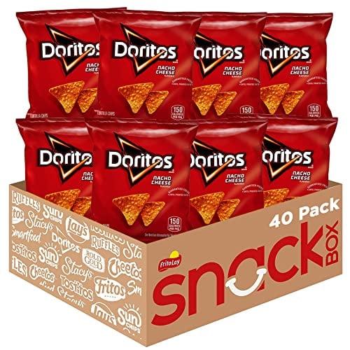 Doritos Nacho Cheese Flavored Tortilla Chips 40-Pack 1-Oz Deal