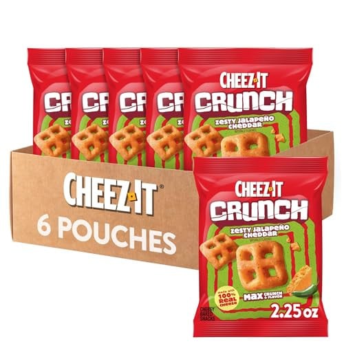6-Pack 2.25-Oz Cheez-It Crunch Cheesy Baked Snacks (Zesty Jalapeno Cheddar) Deal