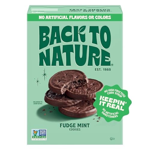 Back to Nature Fudge Mint Cookies, 5.5 oz Box