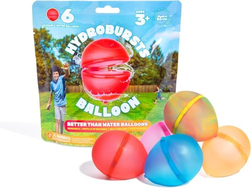 6-Pack Hydroburst Reusable Water Balloons