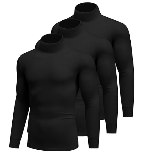 EKOUAER Men's Long Sleeve Shirt Set 3 Pcs