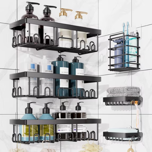 Ophanie Adhesive Shower Caddy 6 Count