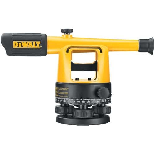 DEWALT Transit Level Surveying Tool with Tripod and Rod 20X Magnification Deal