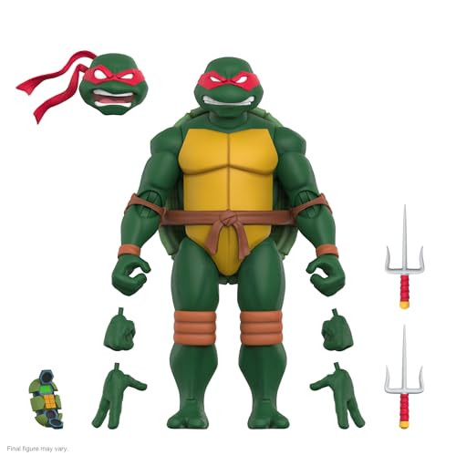 Super7 ULTIMATES! Teenage Mutant Ninja Turtles Raphael - 7" Action Figure with Accessories