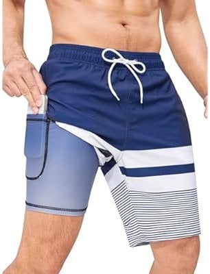 Silkworld Men’s Swimming Trunks with Compression Liner Deal