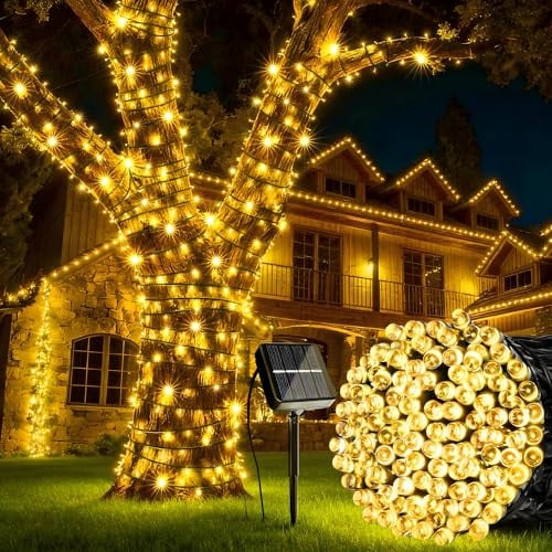 Joomer Solar Christmas String Lights 39FT 100LED Deal