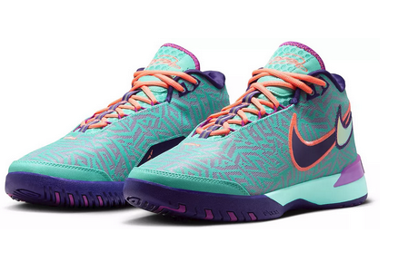 Nike Men's LeBron NXXT Genisus Basketball Shoe (Blue/Purple)