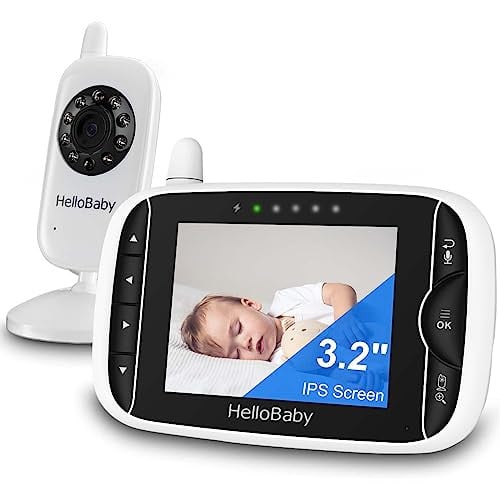 HelloBaby 3.2" Video Baby Monitor w/ Infrared Camera & Audio Deal