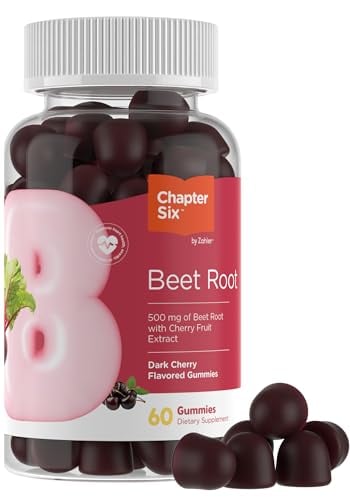 60-Count Zahler Chapter Six Beet Root 500mg Dark Cherry Gummies Deal