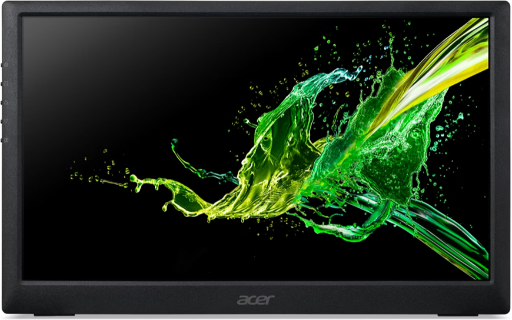 Acer 16" PM161Q C Portable Widescreen LCD Monitor Full HD 1920 × 1080 60Hz