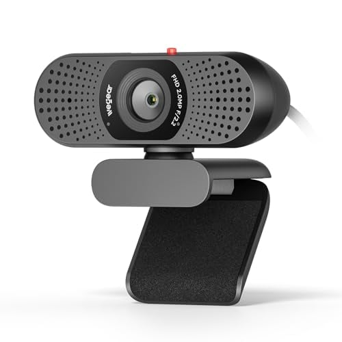 Wegear C100 1080p USB Webcam w/ Dual Microphones & Privacy Cover
