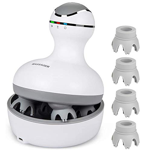 Electric Scalp Head Massager with 4 Heads 84 Nodes