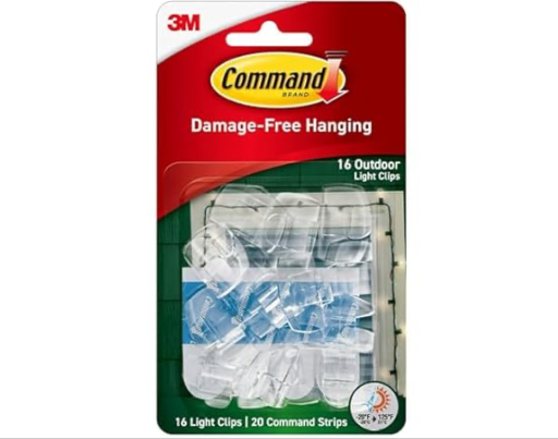 Command Outdoor Light Clips (16 Clips, 20 Strips) Deal