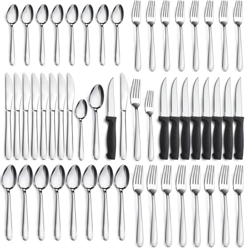 48-Piece Stainless Steel Silverware Set for 8 Deal
