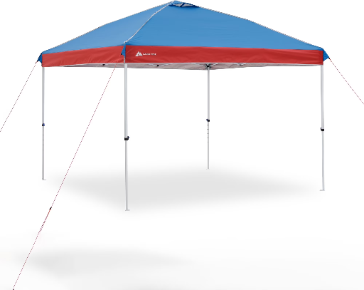 Ozark Trail 10' x 10' Red, White & Blue Pop Up Canopy Tent
