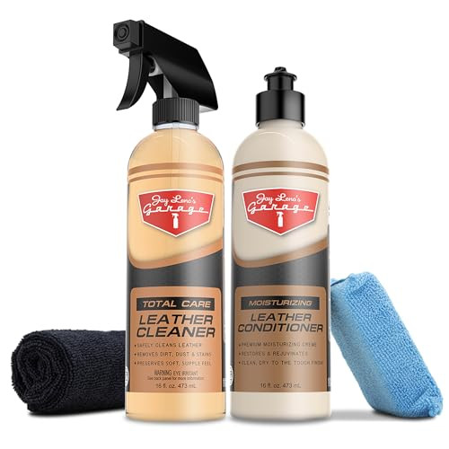 Jay Leno's Garage Leather Cleaner and Conditioner Car Interior Kit