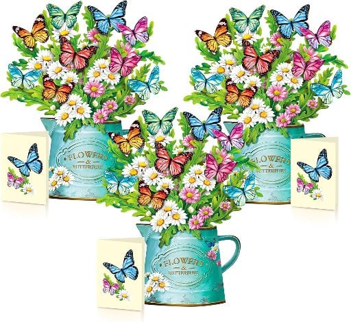 Airpark Pop Up Flower Cards 3-Pack