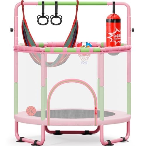 Yohood 55" Trampoline for Kids with Enclosure Deal