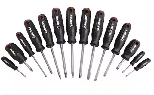Husky Screwdriver Set with Magnetic Tip (14-Piece)
