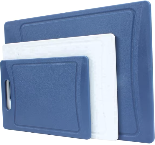 Cook With Color 3-Piece Cutting Board Set (Blue/White) Deal